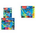 Maped Dreikant-Buntstift COLOR'PEPS INFINITY, 36er Etui hält 10x länger als normale Buntstifte, 100% Buntstift - 1 Stück (861623)