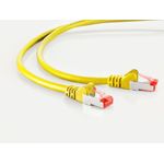 S/CONN maximum connectivity Netzwerkkabel-Patchkabel, cat 6A, S/FTP, PIMF, Halogenfrei, GHMT-ZERTIFIZIERT, gelb, 10,0m (75720-AY)