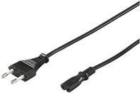 Microconnect PE030705 Stromkabel Schwarz 0,5 m CEE7/16 C7-Koppler (PE030705)