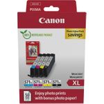 Canon CLI-571 XL C/M/Y/BK Photo Value Pack (0332C006)