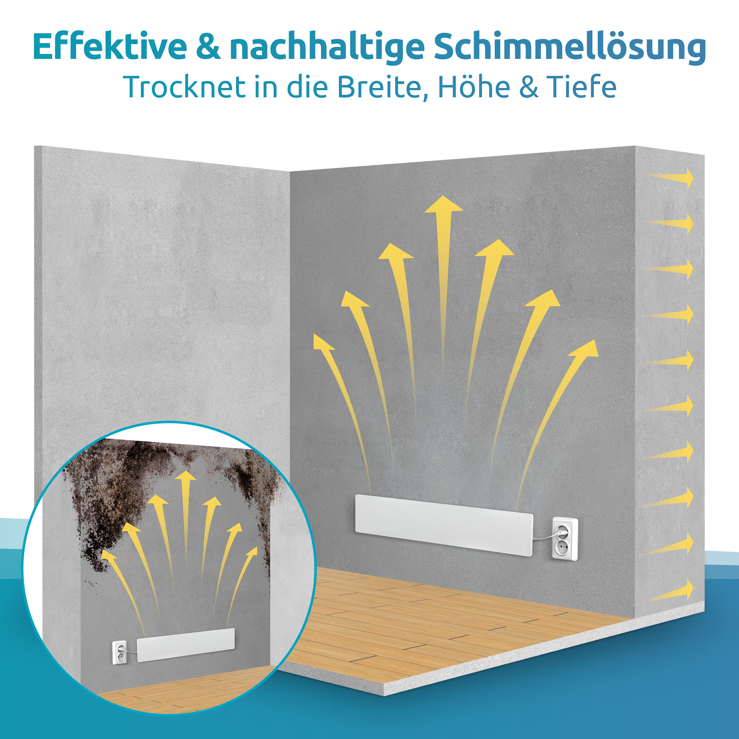 Technaxx Schimmel-DRY M1 Elektrischer Schimmelentferner Weiß