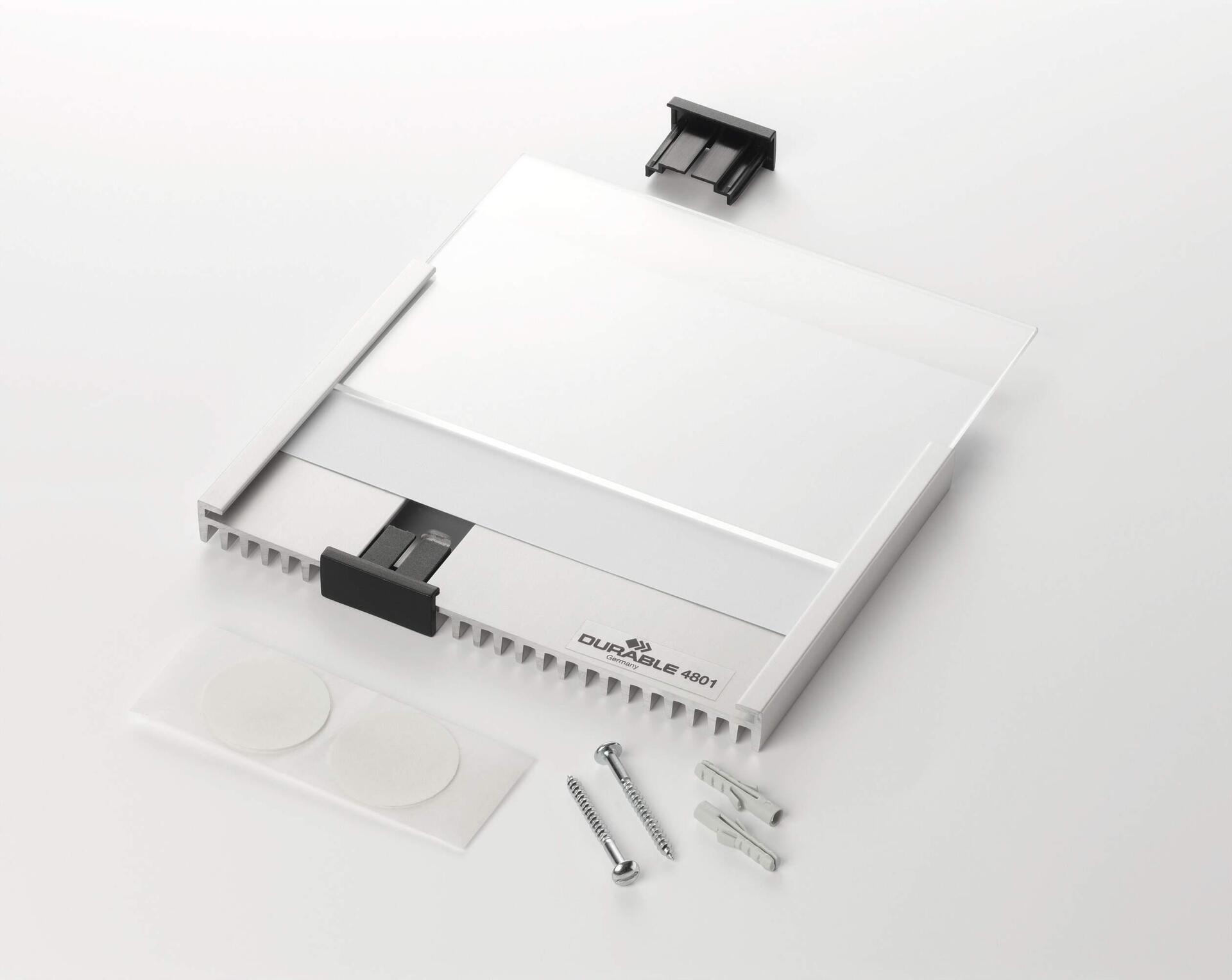 DURABLE INFO SIGN Türschild A3 Acryl Aluminium Silber
