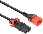 ACT Powercord C14 IEC Lock+ Dual Locking - C15 IEC Lock+ black 1 m, PC3868 (PL0041)