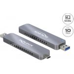 Delock Externes Gehäuse für M.2 NVMe PCIe SSD mit USB Type-C™ und Typ-A Stecker (42616)