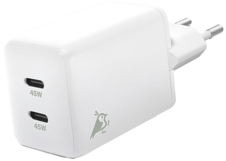 Aqiila Chargebird W2 45 W USB-C Ladeadapter Weiß