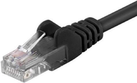 DSIT CAT 5e Netzwerkkabel U/UTP - 3 Meter - Schwarz - CCA (DC-C50-030)