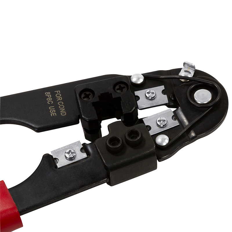 LogiLink Universal 8P8C Crimpzange WZ0004 Schwarz, Rot