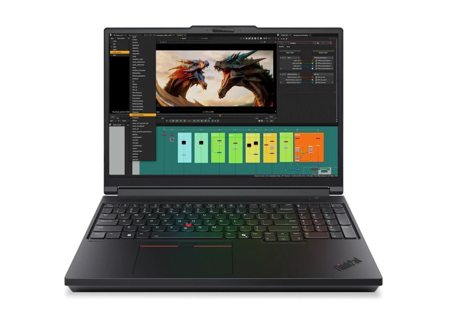 Lenovo ThinkPad P16 Gen 3 21RQ0040GE 16" WQUXGA Ultra 9 275HX 64GB 1TB RTX 5000 QWERTZ (21RQ0040GE)