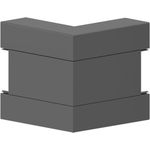 GGK Ausseneck BR 60x170/80-9005 PVCGehrungsformteil schwarz (12727)