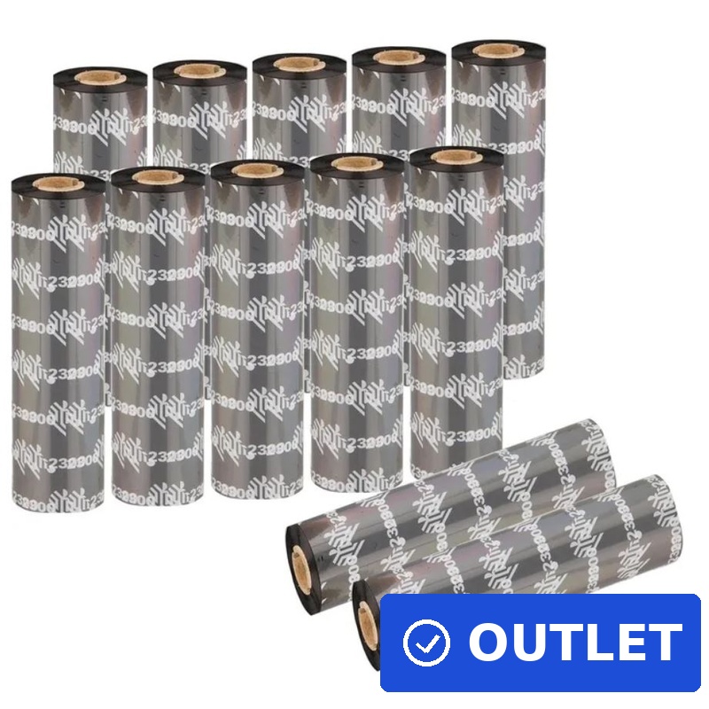 Zebra ZipShip 2300, Thermotransferband, Wachs, 131mm (02300BK13145)