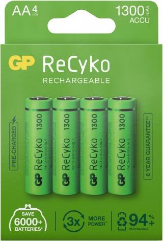 GP Batteries ReCyko Wiederaufladbarer Akku AA Nickel-Metallhydrid (NiMH) (201213)