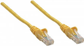 INTELLINET Kabel INTELLINET Netzwerkkabel, Cat6 zertifiziert, CU, U/UTP, PVC, 0,25 m, [ye]