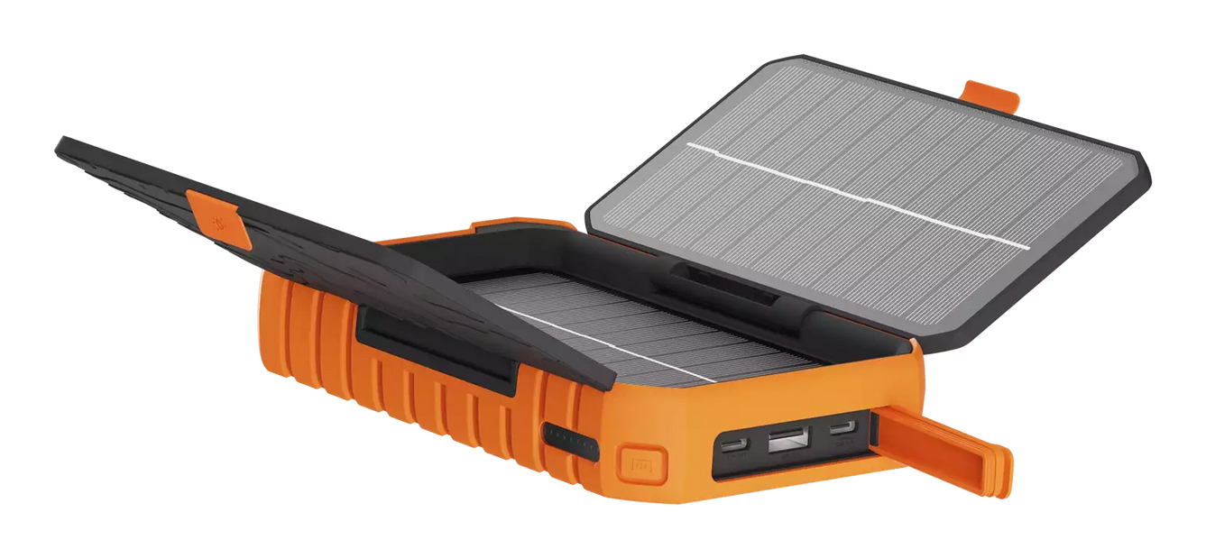 Xtorm Xtreme Series XR203 Solar-Powerbank 10000 mAh Schwarz, Orange