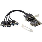 Conceptronic PCI Express Card 4-Port RS232 DB9 Adapter (EMRICK12B)