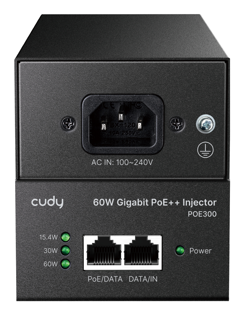 Cudy POE300 PoE Injektor Gigabit Ethernet 60 W Schwarz