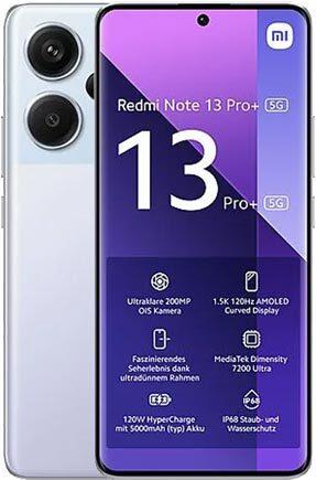 Xiaomi Redmi Note 13 Pro+ 16,9 cm (6.67") Dual-SIM 5G USB Typ-C 8 GB 256 GB 5000 mAh Violett (MZB0FFEEU)