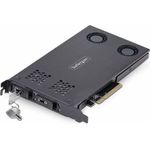 StarTech .com Dual-Bay M.2 NVMe SSD Removable Mobile Rack for PCIe x8 Slot (2M2-REMOVABLE-PCIE)