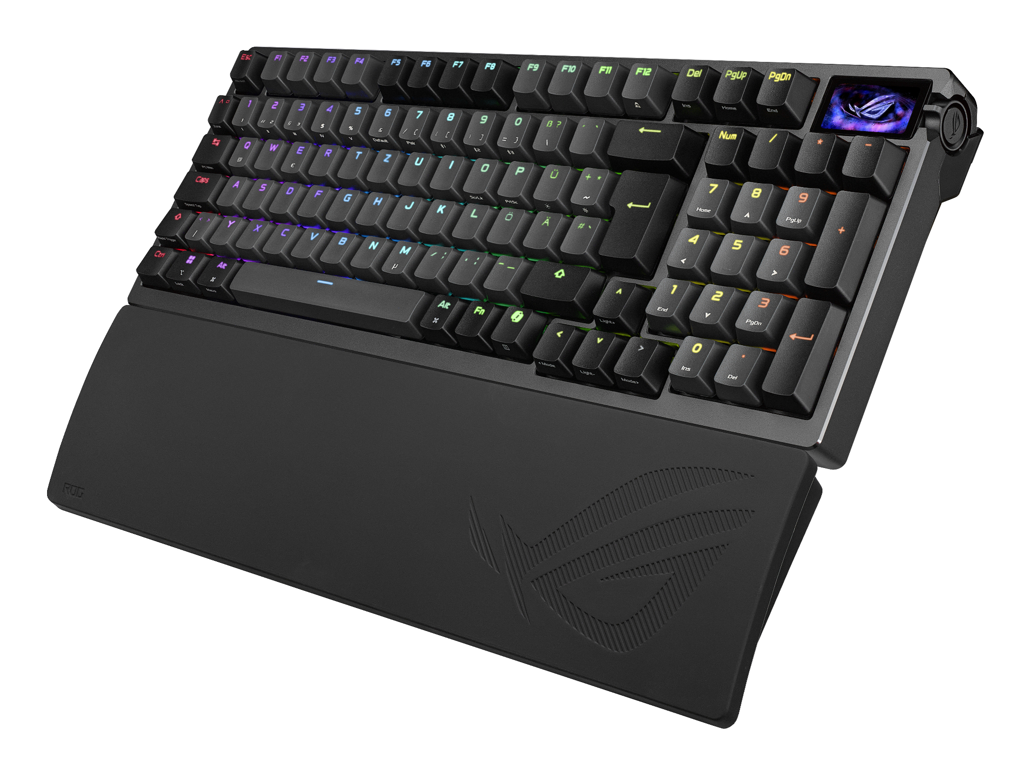 ASUS ROG Azoth 96 HE Kabellose Gaming-Tastatur QWERTZ HFX Magnetic 8K Hz Schwarz