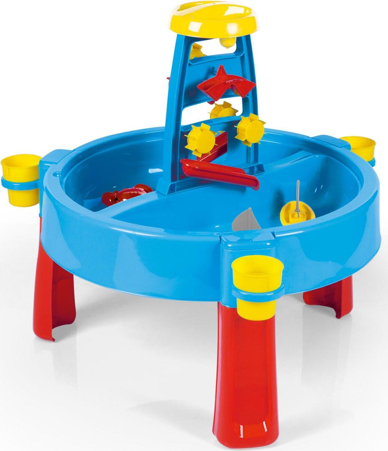 DOLU 3-in-1 Sand- und Wasserspieltisch 3070 Rot Blau