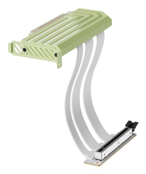 HYTE PCIe 5.0 Hyper Riser Kabel 0,2 m PCI-E (16-pin) Grün, Weiß