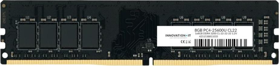 3200 8GB Innovation IT CL22-22-22 1.2V LD 8-Chip - 8 GB (Inno8G3200SS)