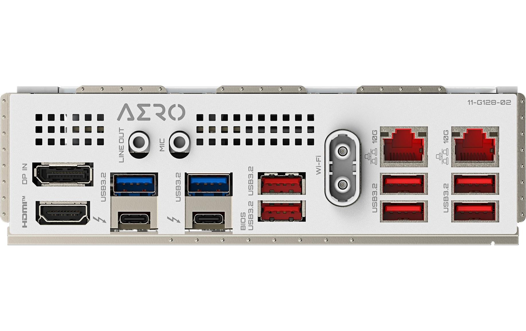 Gigabyte Z890 AERO D E-ATX Mainboard LGA 1851 Intel Z890 DDR5 Wi-Fi 7 Weiß