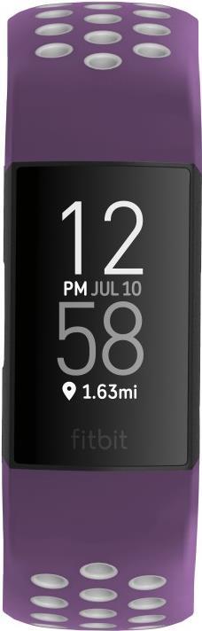 Hama Tragriemen (Handgelenk) für Aktivitätsmesser breathable Grau, lila für Fitbit Charge 3, Charge 4 (00086224)  - Onlineshop JACOB Elektronik