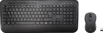 Renkforce RF KMC 520 Kabellos Tastatur, Maus Set Multimediatasten Deutsch, QWERTZ Black (RF 4511186)  - Onlineshop JACOB Elektronik