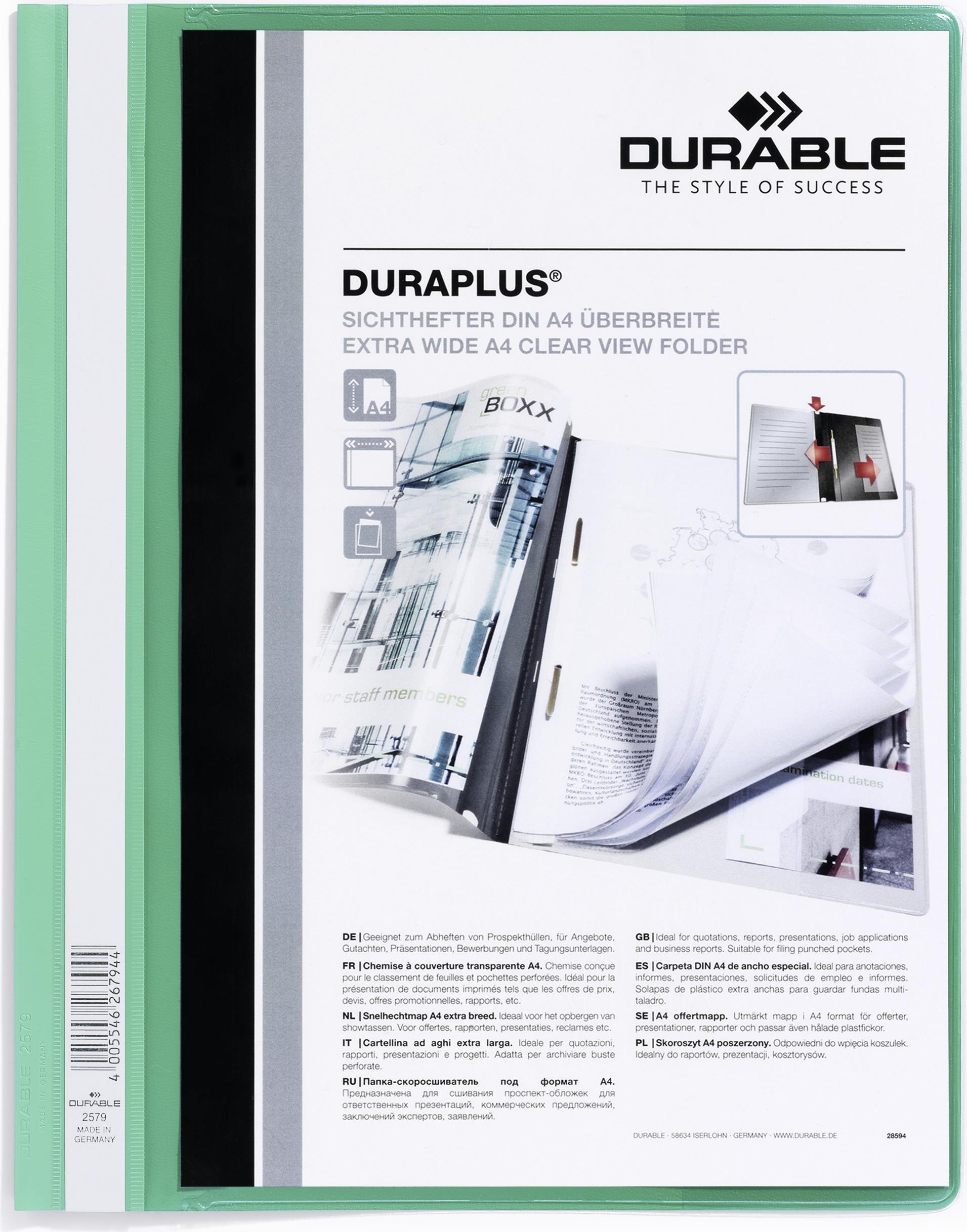 DURABLE Präsentationshefter DURAPLUS® A4+ 25 ST 257905