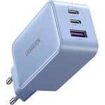 UGREEN CARGADOR USB-A+2*USB-C 65W GAN FAST (UG35291)