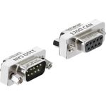 Delock D-Sub 9 Pin CAN Bus Adapter Stecker zu Buchse 120 Ohm Abschlusswiderstand (91581)