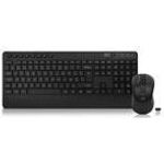 ACT Wireless keyboard and mouse bundle (Azerty), silent click, eco-friendly, made from recycled materials (AC5730)