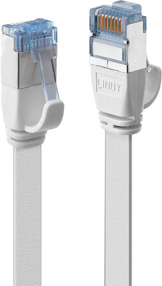 Lindy Patch-Kabel CAT 6a U/FTP RJ-45 zu RJ-45 2 m Weiß