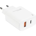 Alcasa PCA-W003W Ladegerät für Mobilgeräte Weiß (PCA-W003W)