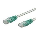 Wentronic Goobay CAT 5e Crossover-Patchkabel, U/UTP, Grau, Grün, Grau-Grün, 0.25 m - CCA Kupfergemisch (68609)