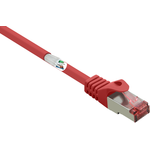 Renkforce RF-5372564 RJ45 Netzwerkkabel, Patchkabel CAT 6 S/FTP 10.00 m Rot mit Rastnasenschutz, vergoldete Steckkontakte, Flammwidrig 1 St. (RF-5372564)