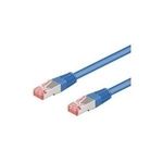 Wentronic Goobay CAT 6 Patchkabel, S/FTP (PiMF), Blau, 20 m - LSZH halogenfrei, Kupfer (68274)