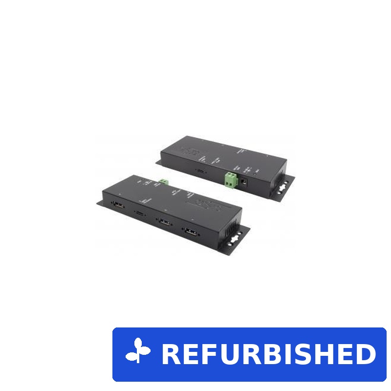 EXSYS GmbH 4 Port USB 3.2 Gen1 Metall HUB, 1 x PD C-Anschluss (EX-1190HMVS-PD) (geöffnet)