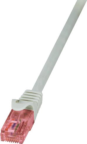 Logilink Patchkabel RJ45 U/UTP Cat6 5.00m grau Primeline (CQ2072U)