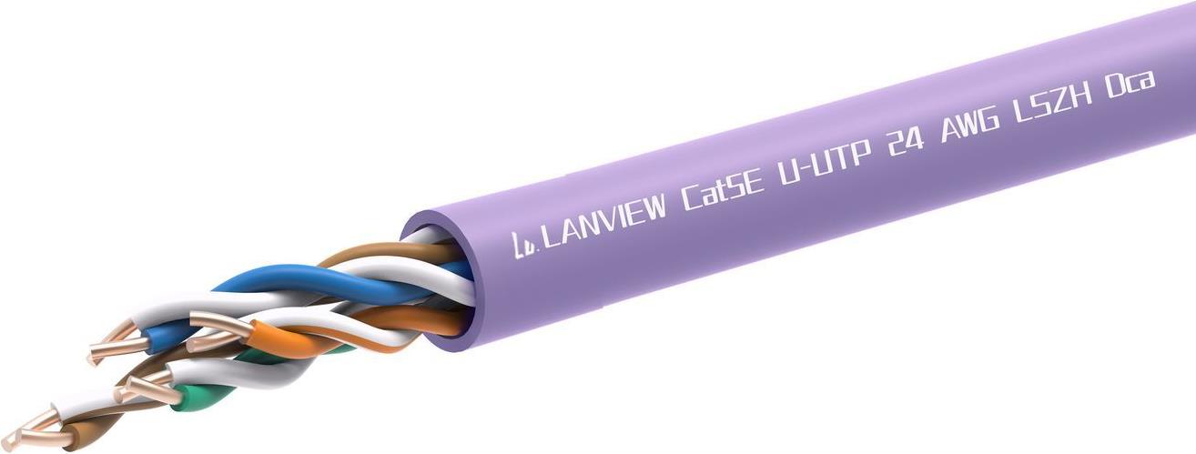 Lanview LVN122152 Netzwerkkabel Violett 305 m Cat5e (LVN122152)