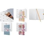 sigel Notizbuch Jolie Beauty "Blue Monstera", DIN A5 135 x 203 mm, liniert, 80 g/qm weißes Papier, Hardcover - 1 Stück (JN353)