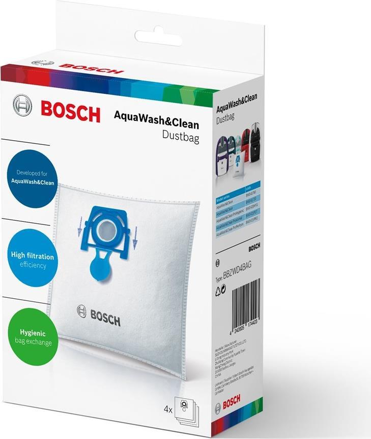 Bosch BBZWD4BAG Staubsauger Zubehör/Zusatz Zylinder-Vakuum Staubbeutel (BBZWD4BAG)