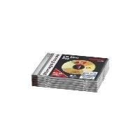 Hama CD Leerhülle Slim Line 5er Pack transparent/ schwarz (00051289)