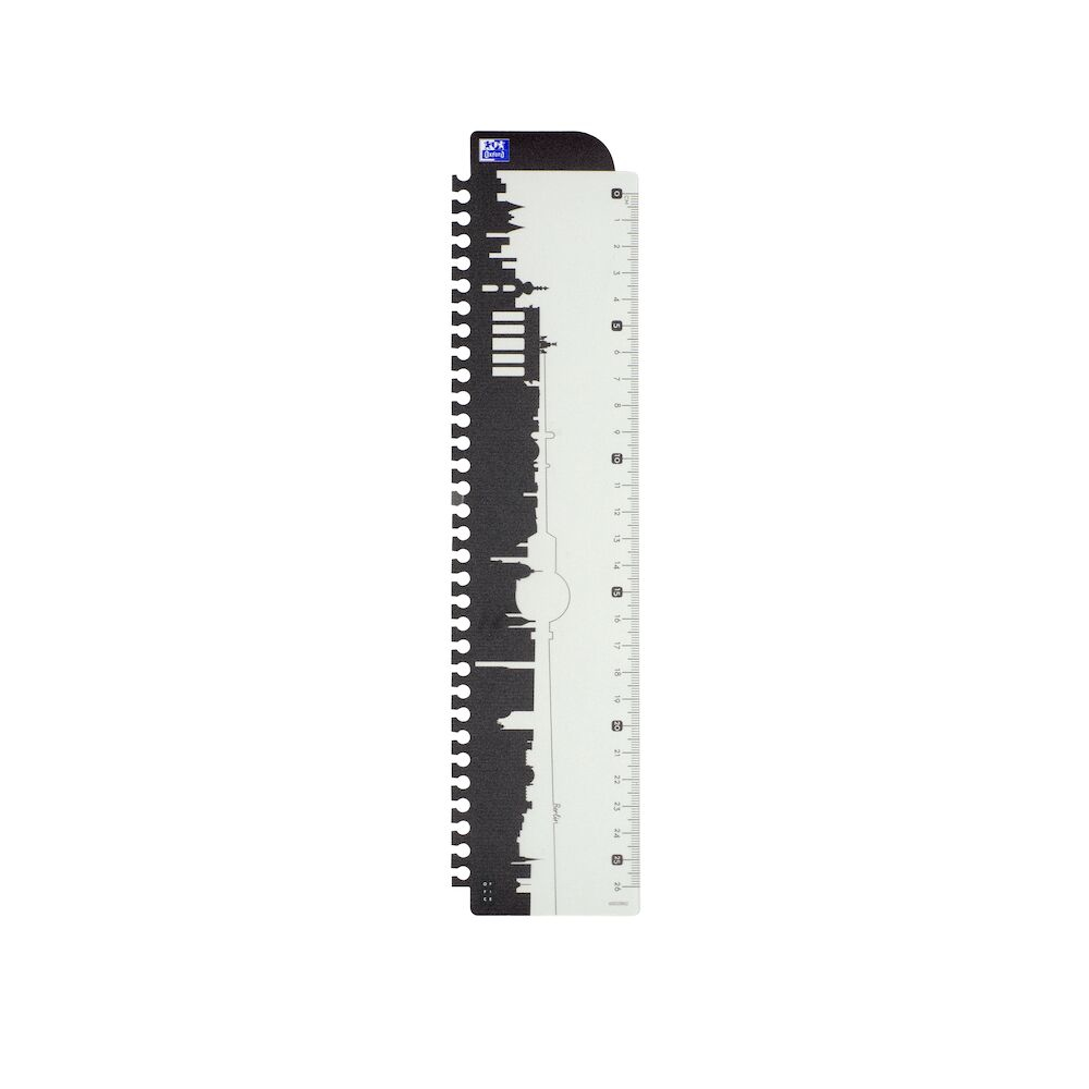 Oxford Smart Black Collegeblock A4+ 70 Blatt Schwarz