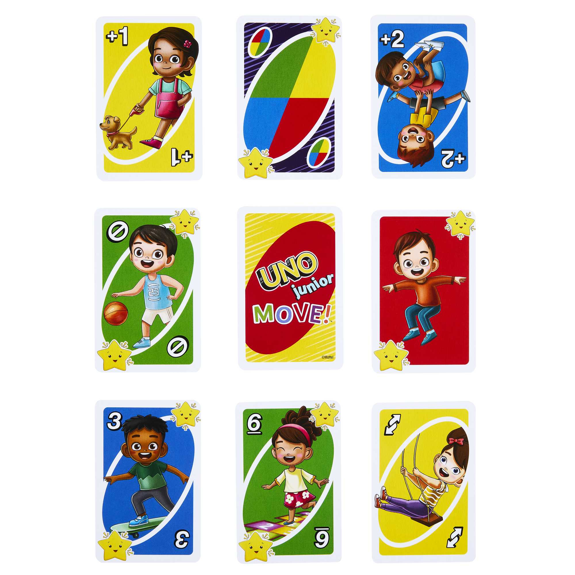 Mattel Games UNO Junior Move Kartenspiel