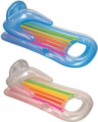 Intex 58802 Aufblasbares Spielzeug für Pool & Strand Gemischte Farben Monochromatisch Vinyl Schwimmender Lounge-Sessel (58802EU-WIT)