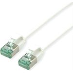 ROLINE RM U/FTP Patchkabel Kat.6A/Kl.EA SLIM weiss 0.5m - FTP (21.45.3362)