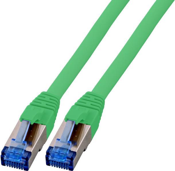 EFB-Elektronik RJ45 Patchkabel Cat.6A S/FTP TPECat.7 Rohkabel superflex grün 0,15m Hersteller: EFB Elektronik (K5525FGN.0,15)