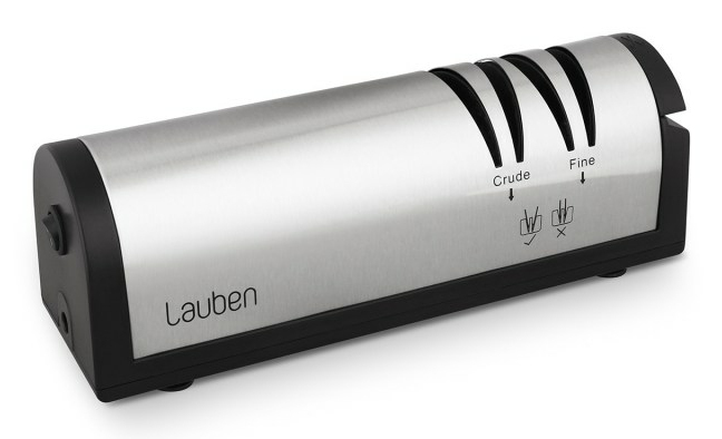 Lauben Messerschärfer LBKSMKS4700SA 18 W Schwarz, Edelstahl