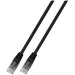 EFB-Elektronik RJ45 Patchkabel Cat.6 U/UTP PVC CCA schwarz 10m Hersteller: EFB Elektronik (K8100SW.10)